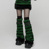 Punk Ultra-Soft Fur Leg Warmers