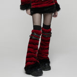 Punk Ultra-Soft Fur Leg Warmers