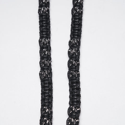 Doomsday Punk Snake-Wrapped Skull Necklace