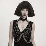 Sexy Punk Choker Chest Chain