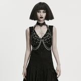 Sexy Punk Choker Chest Chain