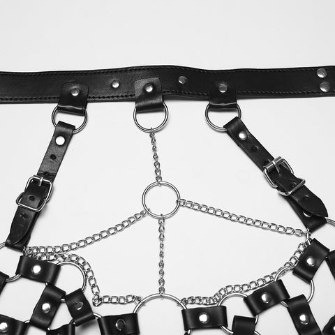 Sexy Punk Choker Chest Chain
