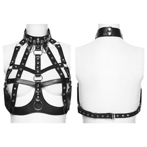 Sexy Punk Hollow Bustier