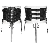Punk Metal Leather Corset