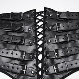 Punk Metal Leather Corset