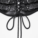 Punk Metal Leather Corset