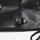 Punk Metal Leather Corset