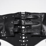 Punk Metal Leather Corset