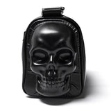 Punk Metal Leather Skull Bag
