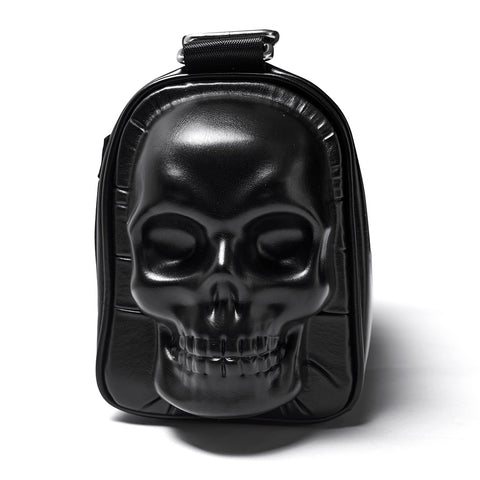 Punk Metal Leather Skull Bag