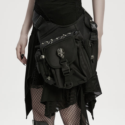 Punk Techwear Waist-Leg Bag