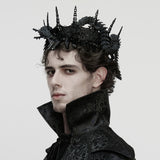 Goth Coiling Dragon Crown For Men