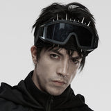 Cyberpunk metal headwear