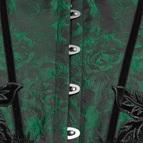 Goth Rose Tassel Corset