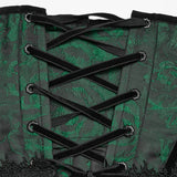 Goth Rose Tassel Corset