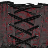 Goth Rose Tassel Corset