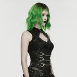 Punk Handcuffs Chain Corset