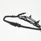 Punk Devil Dragon Bone Necklace