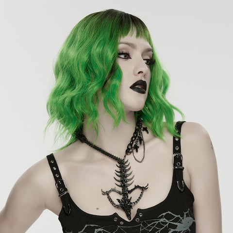 Punk Devil Dragon Bone Necklace