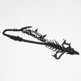 Punk Devil Dragon Bone Necklace