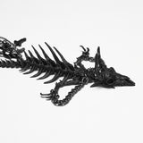 Punk Devil Dragon Bone Necklace