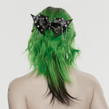 Punk bat bow hairpin