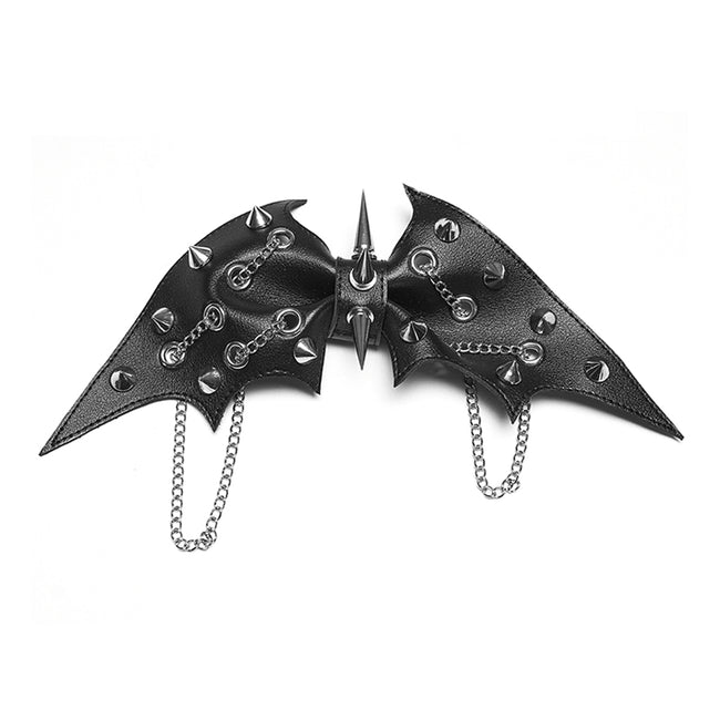 Punk bat bow hairpin