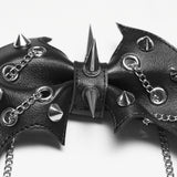 Punk bat bow hairpin