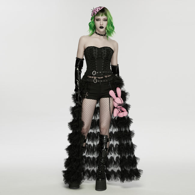 Punk bat bow hairpin