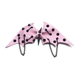 Punk bat bow hairpin