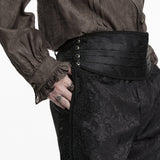Goth  Retro Jacquard Corset