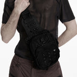 Punk Retro  Backpack with Multi pockets