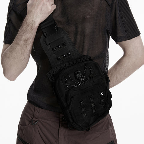 Punk Retro  Backpack with Multi pockets