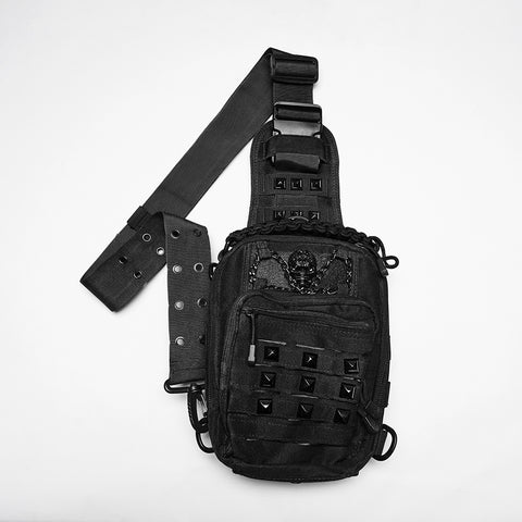 Punk Retro  Backpack with Multi pockets