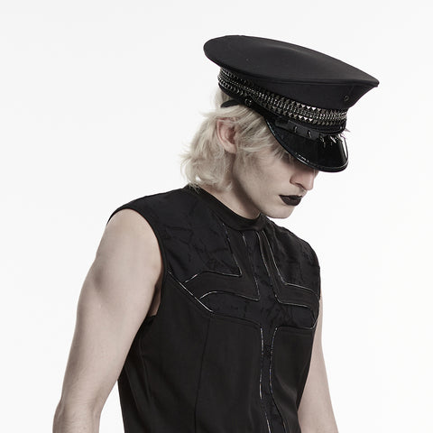 Punk military style hat