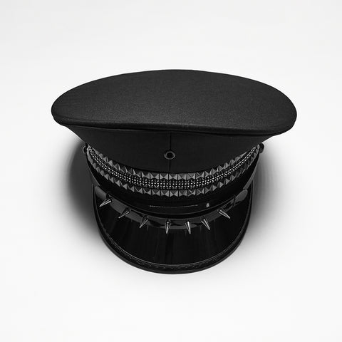 Punk military style hat