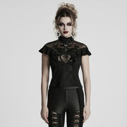 Gothic applique top