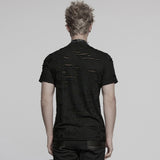 Punk Tattered Visual T-shirt