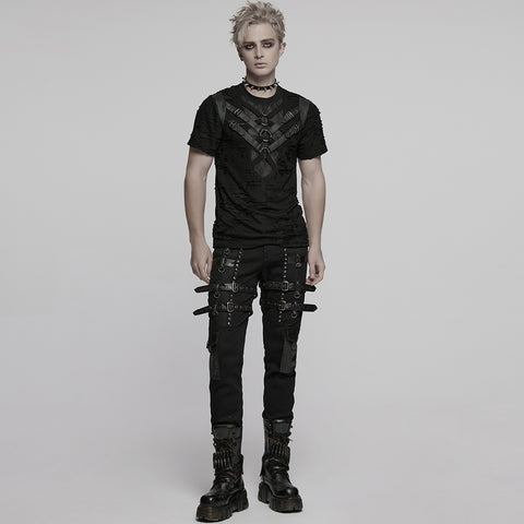 Punk Tattered Visual T-shirt