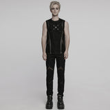 Punk cut webbings vest