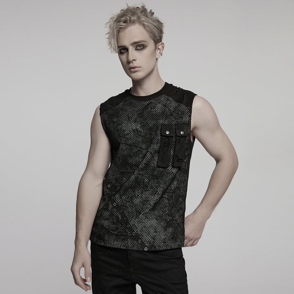 Punk Tie-dyed Vest For Men– Punkravestore