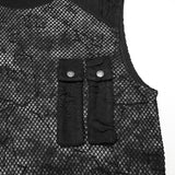 Punk Tie-dyed Vest For Men