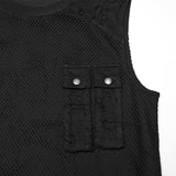 Punk Tie-dyed Vest For Men