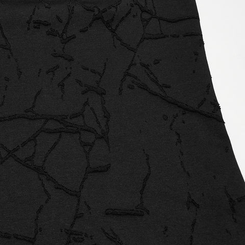 Punk Cracked Hooded T-shirt