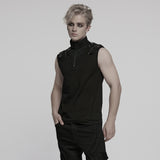 Punk Stand Up Collar T-shirt