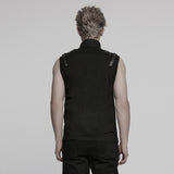 Punk Stand Up Collar T-shirt