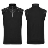 Punk Stand Up Collar T-shirt