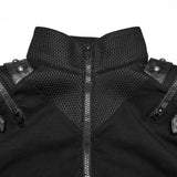 Punk Stand Up Collar T-shirt