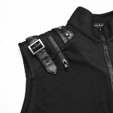 Punk Stand Up Collar T-shirt