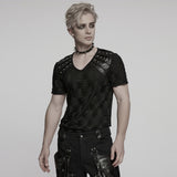 Punk handsome men's T-shirt